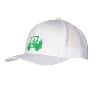 AGW "Chillin with JD Green " White TPU Snapback Trucker Hat