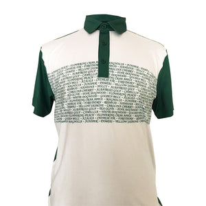 AGW "Ninety Percent Air" Limited Edition Masters White/Green Polo