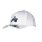 AGW "Chillin with JD Blue " White TPU Snapback Trucker Hat
